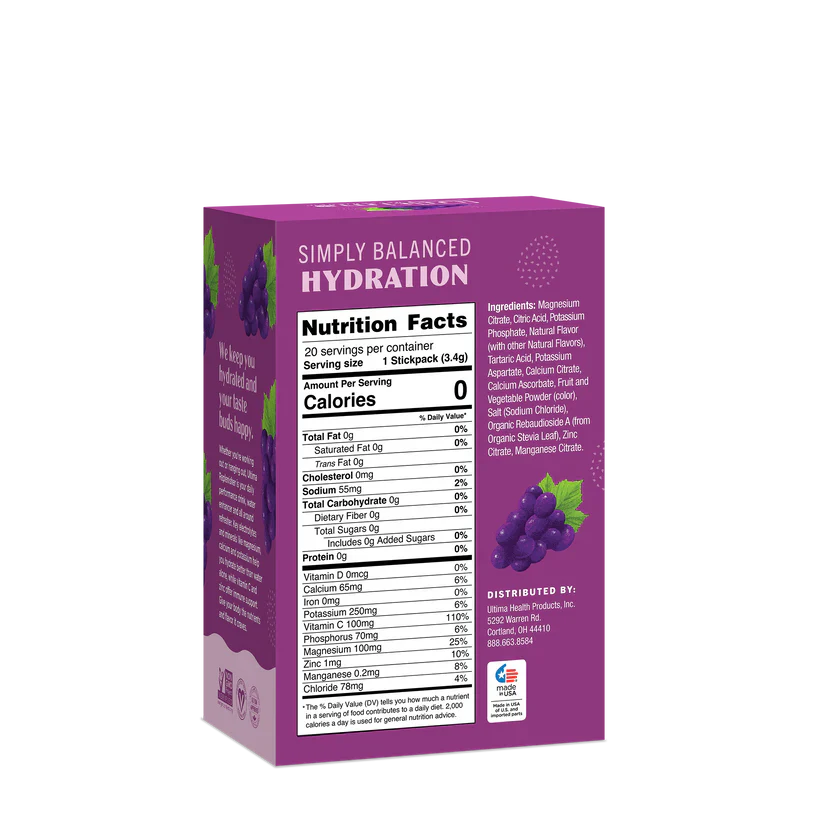 Ultima Replenisher - Grape Single Servings