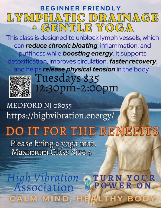Tuesdays @ 12:30pm Lymphatic Drainage + Gentle Yoga