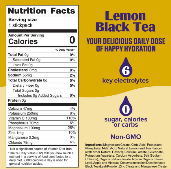 Ultima Replenisher - Lemon Black Tea